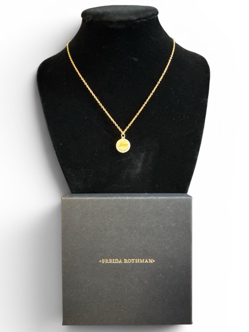 Freida Rothman Sentiments Laugh Pendant Necklace